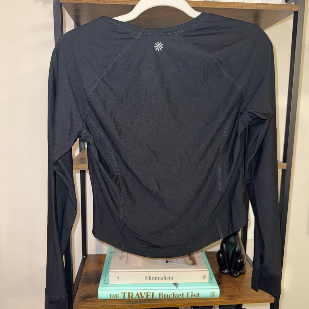 🟡🟡Athleta Floral Zip Up Rash Guard - Picture 4 of 4